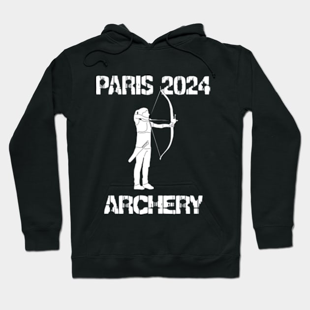 Paris 2024 Hoodie by Womens Art Store